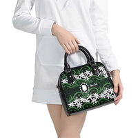 Personalised Cook Islands Mitiaro Shoulder Handbag Tiare Maori Polynesian Waves Tattoo LT14 - Polynesian Pride