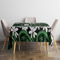 Personalised Cook Islands Mitiaro Tablecloth Tiare Maori Polynesian Waves Tattoo LT14 - Polynesian Pride