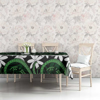Personalised Cook Islands Mitiaro Tablecloth Tiare Maori Polynesian Waves Tattoo LT14 - Polynesian Pride