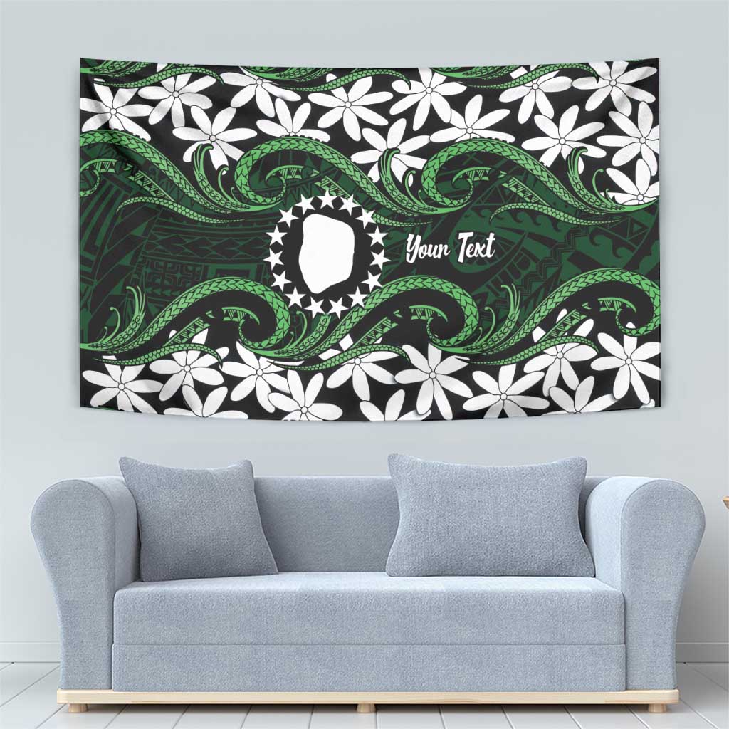Personalised Cook Islands Mitiaro Tapestry Tiare Maori Polynesian Waves Tattoo LT14 - Polynesian Pride