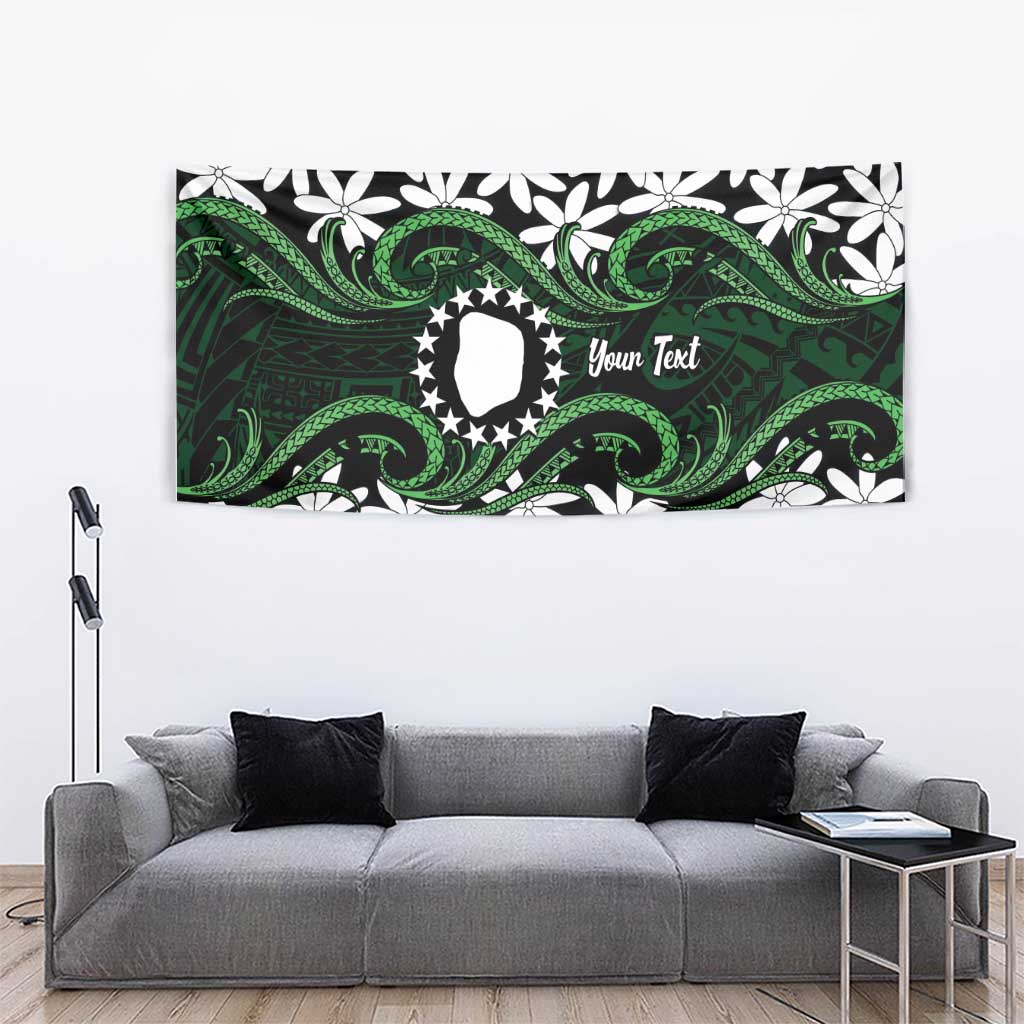 Personalised Cook Islands Mitiaro Tapestry Tiare Maori Polynesian Waves Tattoo LT14 - Polynesian Pride
