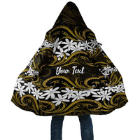 Personalised Cook Islands Manihiki Cloak Tiare Maori Polynesian Waves Tattoo LT14 Unisex Gold - Polynesian Pride