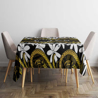 Personalised Cook Islands Manihiki Tablecloth Tiare Maori Polynesian Waves Tattoo LT14 - Polynesian Pride