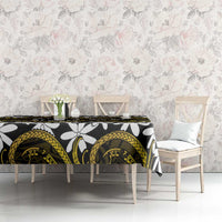 Personalised Cook Islands Manihiki Tablecloth Tiare Maori Polynesian Waves Tattoo LT14 - Polynesian Pride