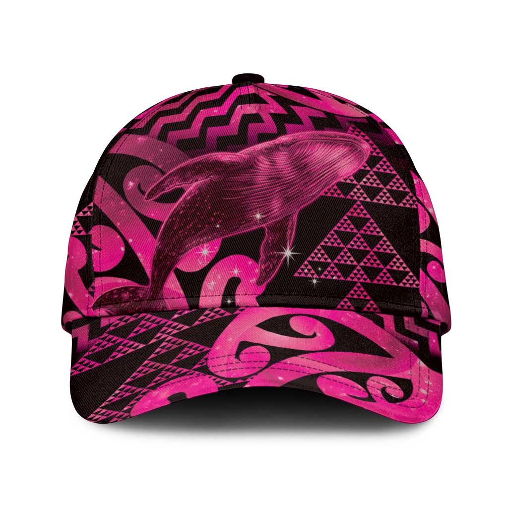 Humpback Whale Matariki New Zealand Classic Cap NZ Maori Paikea Poutama Luxury Pink LT14 Universal Fit Pink - Polynesian Pride