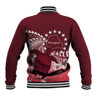 Cook Islands Mangaia Gospel Day Baseball Jacket Polynesian Art With Sea Turtle LT14 - Polynesian Pride