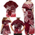 Cook Islands Mangaia Gospel Day Family Matching Off Shoulder Maxi Dress and Hawaiian Shirt Polynesian Art With Sea Turtle