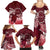 Cook Islands Mangaia Gospel Day Family Matching Summer Maxi Dress and Hawaiian Shirt Polynesian Art With Sea Turtle