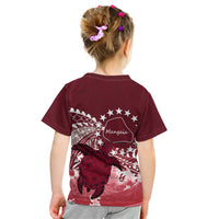 Cook Islands Mangaia Gospel Day Kid T Shirt Polynesian Art With Sea Turtle LT14 - Polynesian Pride