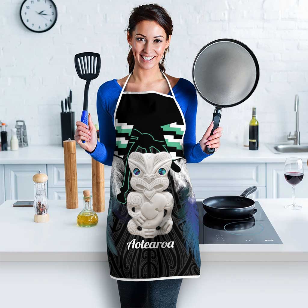 Aotearoa Korowai Motif Apron Hei Tiki Poutama Maori Pattern LT14 - Polynesian Pride