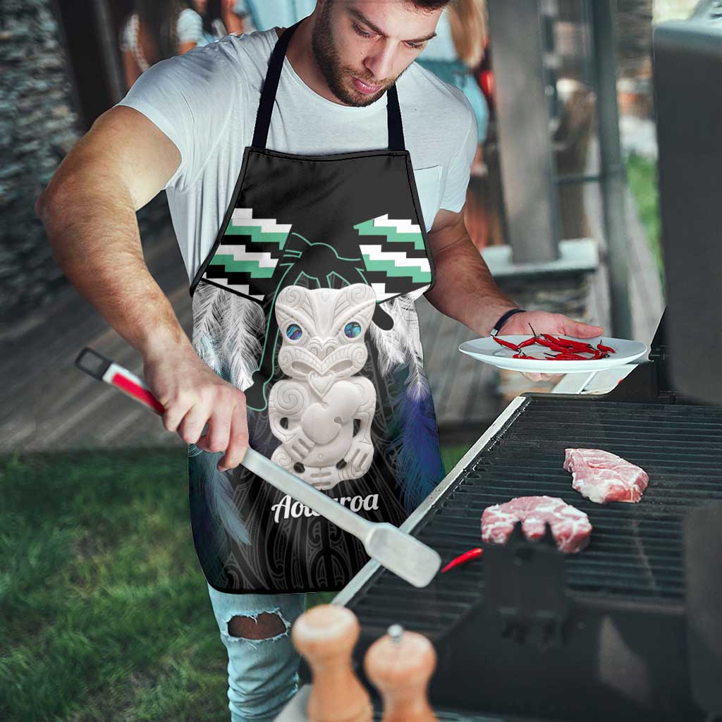 Aotearoa Korowai Motif Apron Hei Tiki Poutama Maori Pattern LT14 - Polynesian Pride