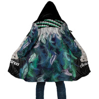 Aotearoa Korowai Motif Cloak Hei Tiki Poutama Maori Pattern LT14 Unisex Turquoise - Polynesian Pride