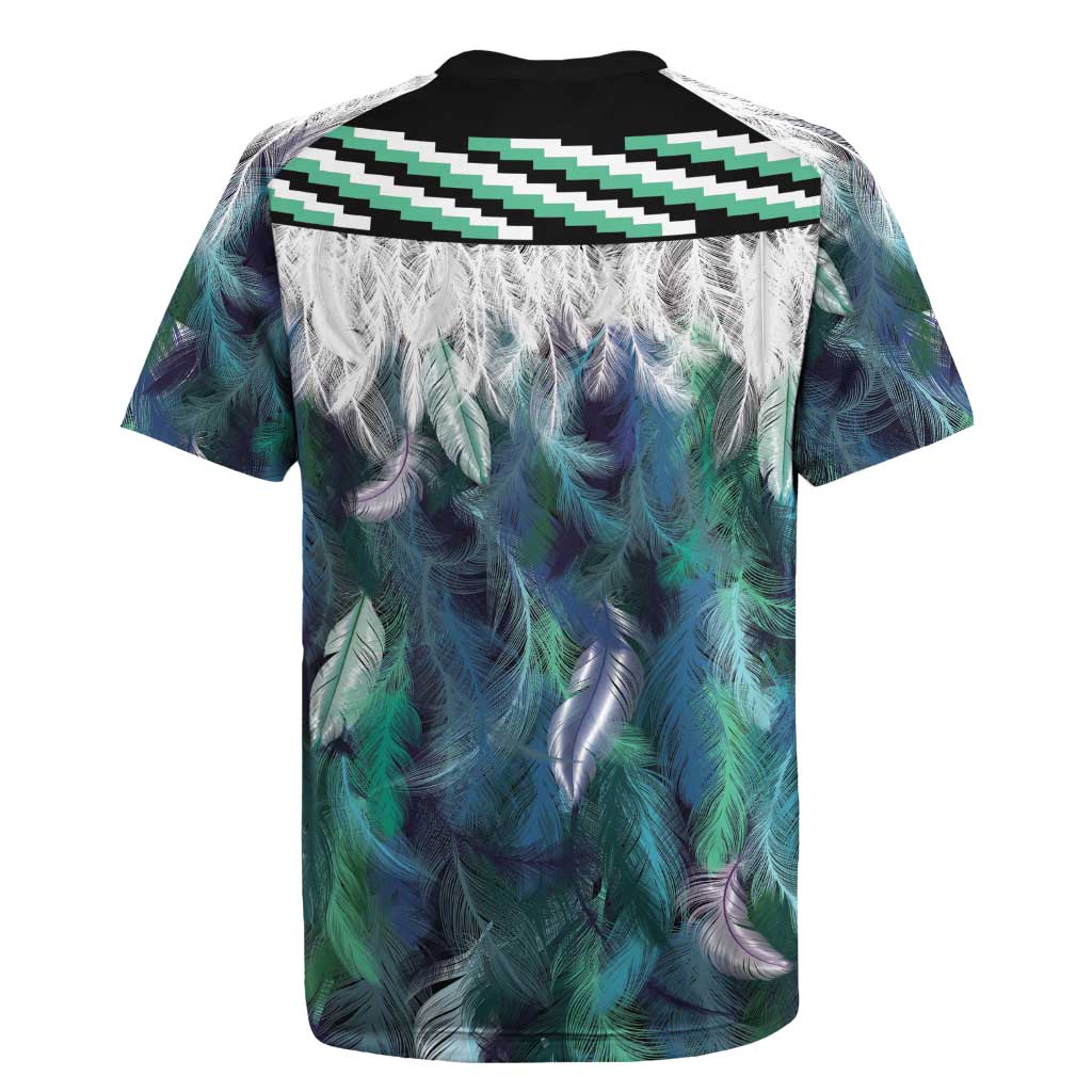 Aotearoa Korowai Motif Rugby Jersey Hei Tiki Poutama Maori Pattern LT14 - Polynesian Pride