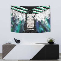 Aotearoa Korowai Motif Tapestry Hei Tiki Poutama Maori Pattern LT14 - Polynesian Pride
