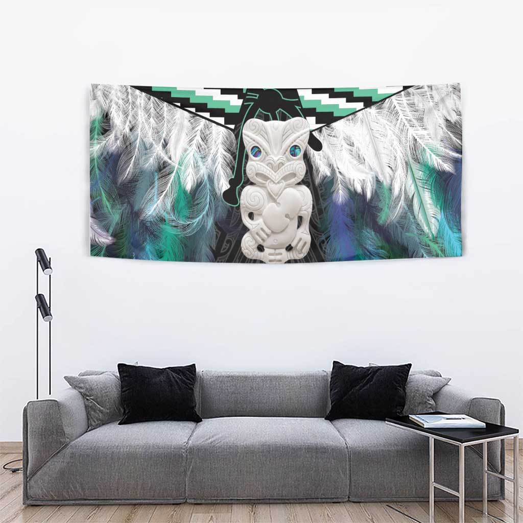 Aotearoa Korowai Motif Tapestry Hei Tiki Poutama Maori Pattern LT14 - Polynesian Pride