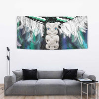 Aotearoa Korowai Motif Tapestry Hei Tiki Poutama Maori Pattern LT14 - Polynesian Pride