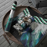 Aotearoa Korowai Motif Wrapping Paper Hei Tiki Poutama Maori Pattern LT14 - Polynesian Pride