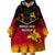 Papua New Guinea Rugby Wearable Blanket Hoodie PNG Hunters Polynesian Black LT14 - Polynesian Pride