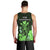 Polynesian Pride King Kamehameha Day Hawaii Men Tank Top Polynesia Tribal Kanaka And Hibiscus Green LT14 - Polynesian Pride