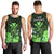 Polynesian Pride King Kamehameha Day Hawaii Men Tank Top Polynesia Tribal Kanaka And Hibiscus Green LT14 - Polynesian Pride