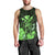 Personalised King Kamehameha Day Hawaii Men Tank Top Polynesia Tribal Kanaka And Hibiscus Green LT14 - Polynesian Pride