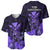 Polynesian Pride King Kamehameha Day Hawaii Baseball Jersey Polynesia Tribal Kanaka And Hibiscus Purple LT14 - Polynesian Pride