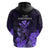 Polynesian Pride King Kamehameha Day Hawaii Hoodie Polynesia Tribal Kanaka and Hibiscus Purple LT14 - Polynesian Pride