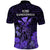 Polynesian Pride King Kamehameha Day Hawaii Polo Shirt Polynesia Tribal Kanaka and Hibiscus Purple LT14 - Polynesian Pride