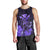 Personalised King Kamehameha Day Hawaii Men Tank Top Polynesia Tribal Kanaka And Hibiscus Purple LT14 - Polynesian Pride