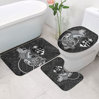 Guam Blue Marlin Fishing Bathroom Set Guahan Fish Hook Tattoo Black Version LT14 - Polynesian Pride