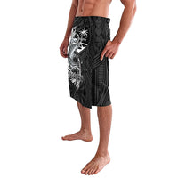 Guam Blue Marlin Fishing Lavalava Guahan Fish Hook Tattoo Black Version LT14 - Polynesian Pride