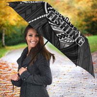 Guam Blue Marlin Fishing Umbrella Guahan Fish Hook Tattoo Black Version LT14 - Polynesian Pride