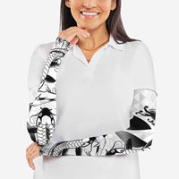 Japan And Hawaii Arm Sleeves Sakura Koi Fish Hawaiian Lei Kanaka LT14 - Polynesian Pride