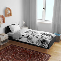Japan And Hawaii Bedding Set Sakura Koi Fish Hawaiian Lei Kanaka LT14 - Polynesian Pride