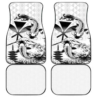 Japan And Hawaii Car Mats Sakura Koi Fish Hawaiian Lei Kanaka LT14 - Polynesian Pride