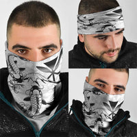 Japan And Hawaii Neck Gaiter Sakura Koi Fish Hawaiian Lei Kanaka LT14 - Polynesian Pride