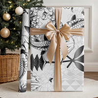 Japan And Hawaii Wrapping Paper Sakura Koi Fish Hawaiian Lei Kanaka LT14 - Polynesian Pride