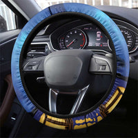 Japan Obon Festival Steering Wheel Cover Sakura Lanterns With Bon Dance LT14 - Polynesian Pride