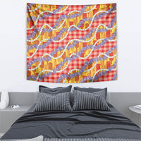 Hawaii Kahili Palaka Motifs Tapestry Hawaiian Honohono Pikake Lei LT14 - Polynesian Pride