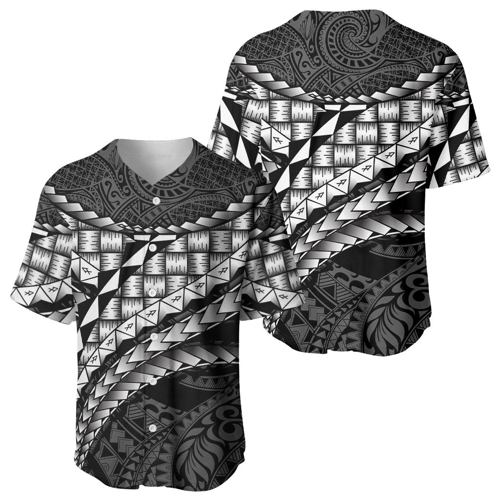 Hawaii Lauhala Tattoo Baseball Jersey Hawaiian Hala Leaf Weaving LT14 - Polynesian Pride
