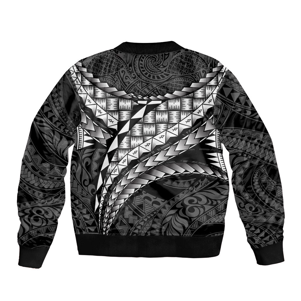 Hawaii Lauhala Tattoo Bomber Jacket Hawaiian Hala Leaf Weaving LT14 - Polynesian Pride