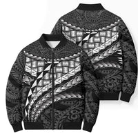 Hawaii Lauhala Tattoo Bomber Puffer Jacket Hawaiian Hala Leaf Weaving LT14 - Polynesian Pride