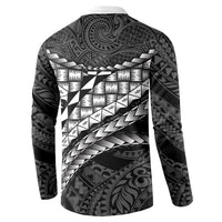 Hawaii Lauhala Tattoo Button Sweatshirt Hawaiian Hala Leaf Weaving LT14 - Polynesian Pride