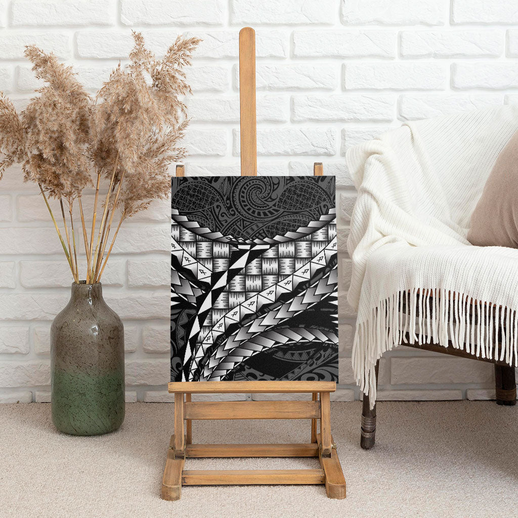 Hawaii Lauhala Tattoo Canvas Wall Art Hawaiian Hala Leaf Weaving LT14 - Polynesian Pride
