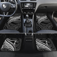 Hawaii Lauhala Tattoo Car Mats Hawaiian Hala Leaf Weaving LT14 Set 4pcs Black - Polynesian Pride