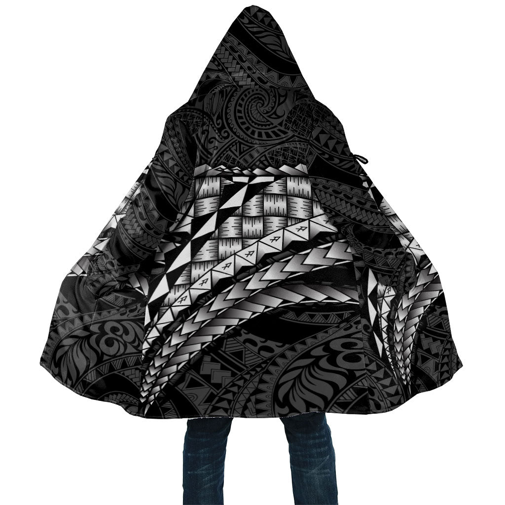 Hawaii Lauhala Tattoo Cloak Hawaiian Hala Leaf Weaving LT14 Unisex Black - Polynesian Pride