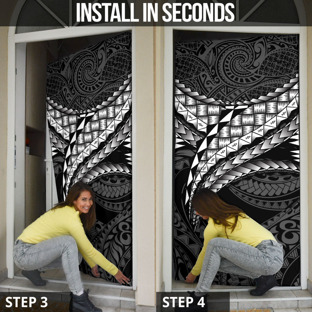 Hawaii Lauhala Tattoo Door Cover Hawaiian Hala Leaf Weaving LT14 - Polynesian Pride