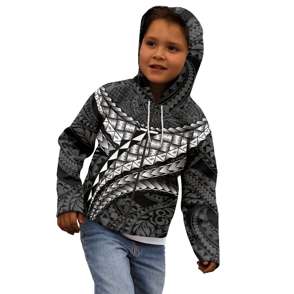 Hawaii Lauhala Tattoo Kid Hoodie Hawaiian Hala Leaf Weaving LT14 - Polynesian Pride