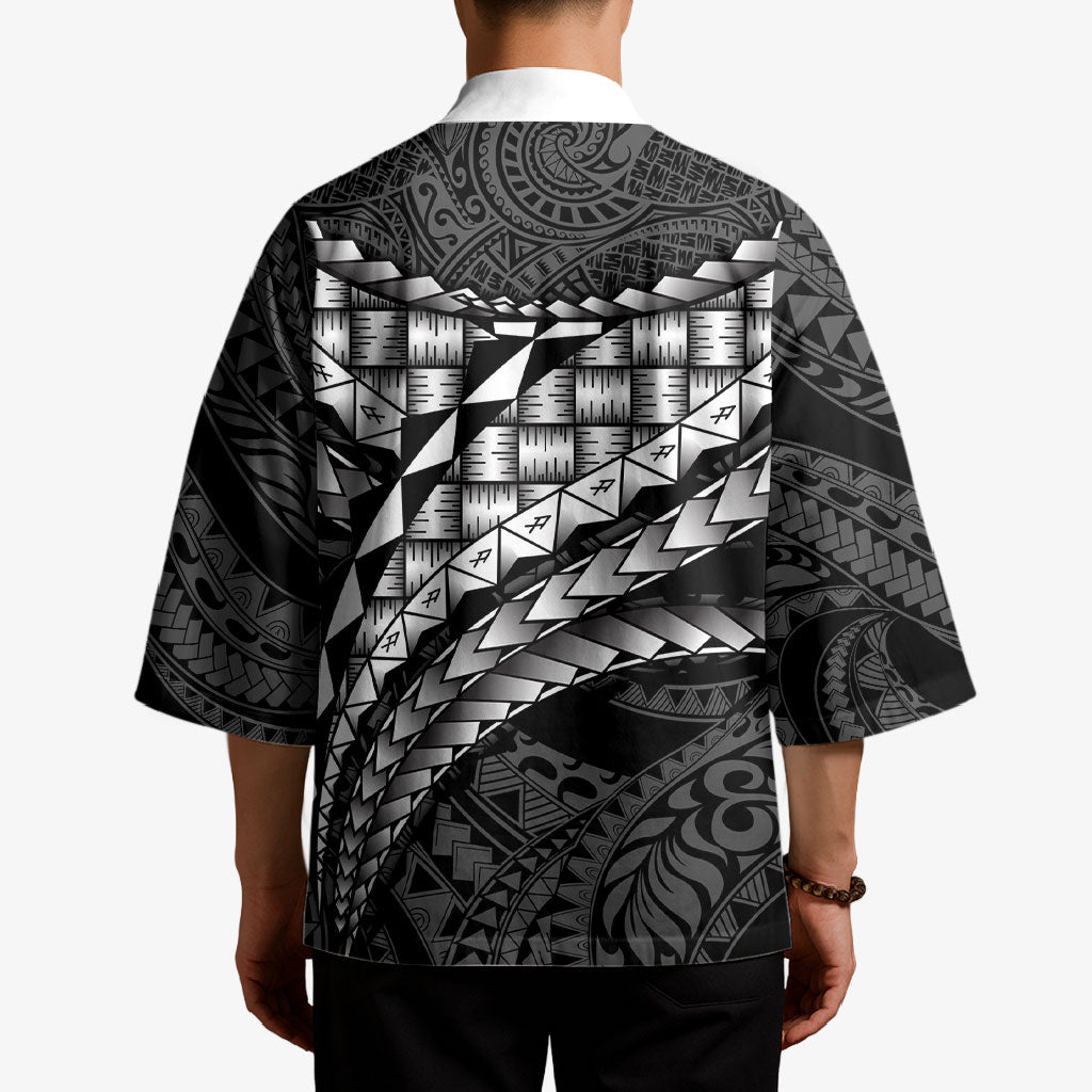 Hawaii Lauhala Tattoo Kimono Hawaiian Hala Leaf Weaving LT14 - Polynesian Pride