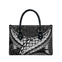 Hawaii Lauhala Tattoo Leather Bag Hawaiian Hala Leaf Weaving LT14 - Polynesian Pride